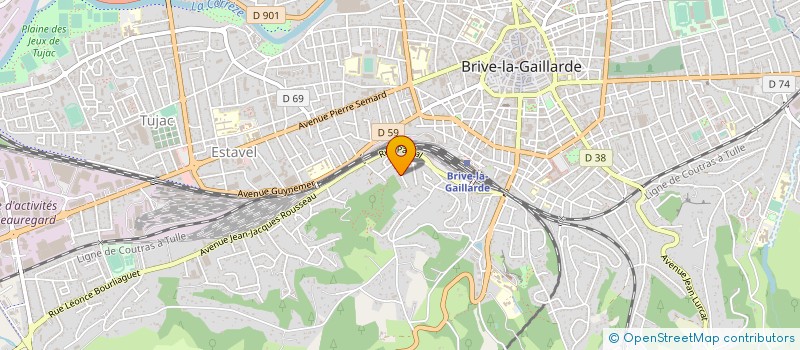 localisation de l'entreprise MONSIEUR JEAN BESANGER à BRIVE-LA-GAILLARDE