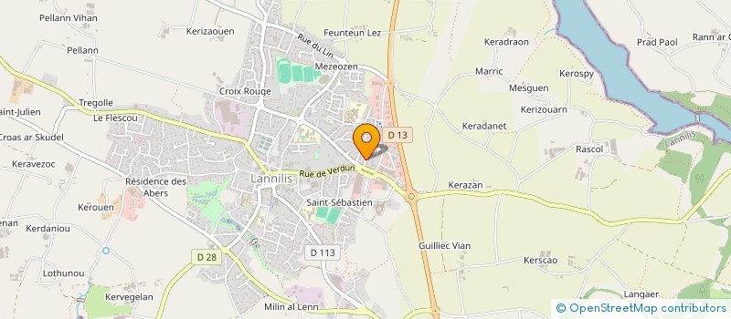 localisation de l'entreprise MONSIEUR JEAN BESCOND à LANDEDA