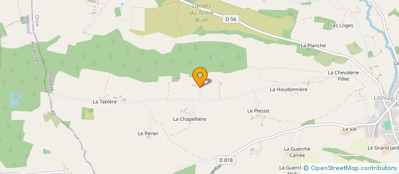 localisation de l'entreprise MONSIEUR JEAN BESNARD à LONLAY L'ABBAYE