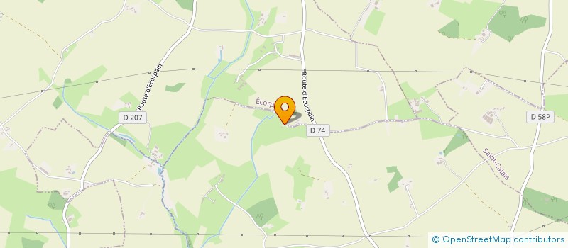 localisation de l'entreprise MONSIEUR JEAN BESNARD  SAINTE CEROTTE