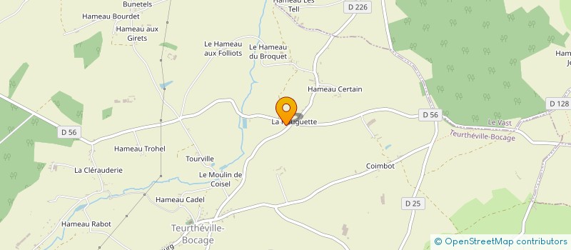 localisation de l'entreprise MONSIEUR JEAN BESNARD  TEURTHEVILLE-BOCAGE