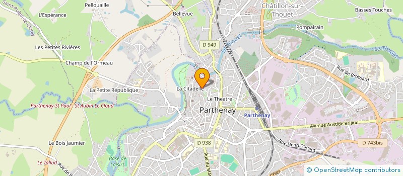 localisation de l'entreprise MONSIEUR JEAN BESSETTE à PARTHENAY