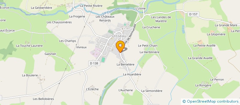 localisation de l'entreprise MONSIEUR JEAN BESSIERE à OISSEAU