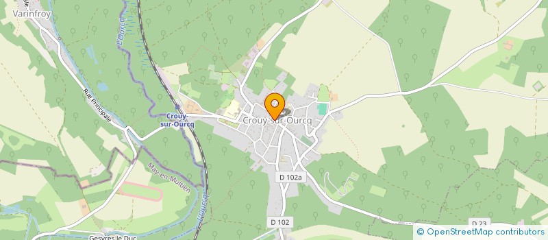 localisation de l'entreprise MONSIEUR JEAN BESSON  GERMIGNY-SOUS-COULOMBS