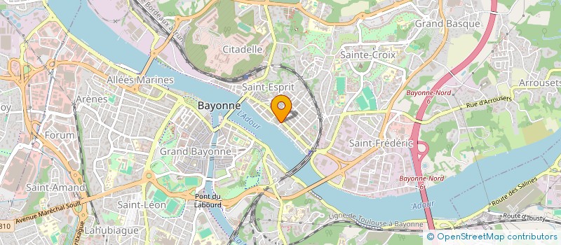 localisation de l'entreprise MONSIEUR JEAN BETBEDER à BAYONNE