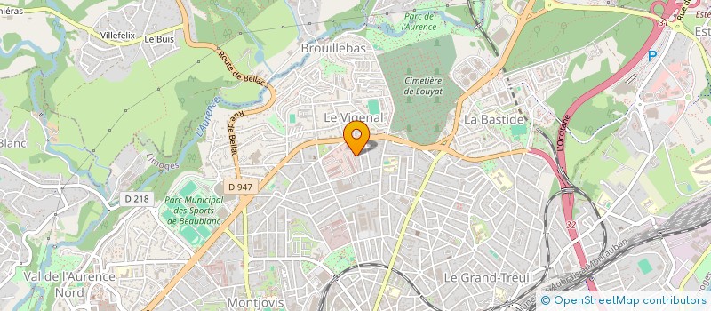 localisation de l'entreprise MONSIEUR JEAN BETTENDORF à LIMOGES