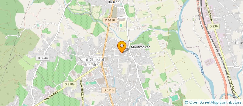 localisation de l'entreprise MONSIEUR JEAN BETTINELLI  SAINT-CHRISTOL-LEZ-ALES