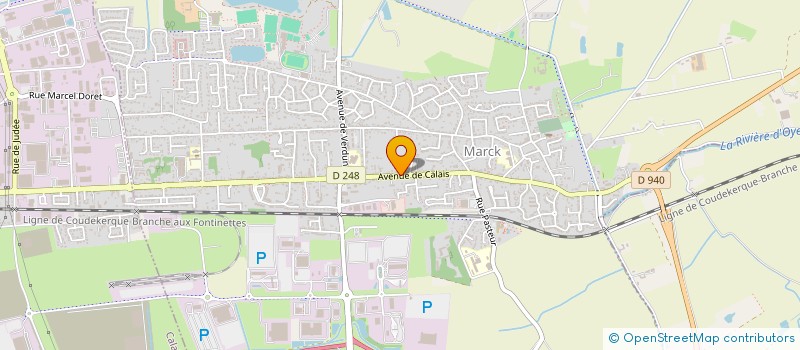 localisation de l'entreprise MONSIEUR JEAN BEUCHER  CALAIS