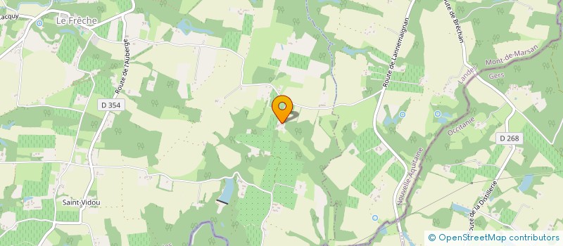 localisation de l'entreprise MONSIEUR JEAN BEUGIN  LE FRECHE