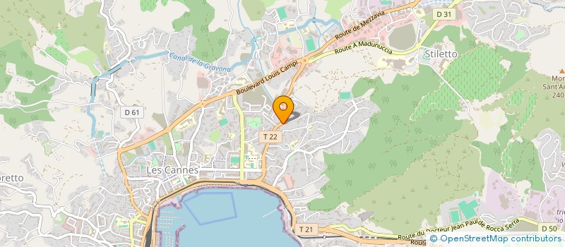 localisation de l'entreprise MONSIEUR JEAN BEUNARDEAU à AJACCIO