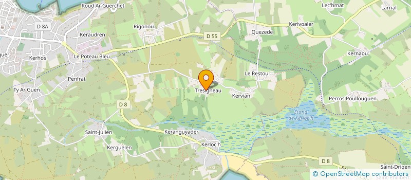 localisation de l'entreprise MONSIEUR JEAN BEURGAUD  CAMARET-SUR-MER