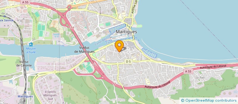 localisation de l'entreprise MONSIEUR JEAN BEVERAGGI à MARTIGUES