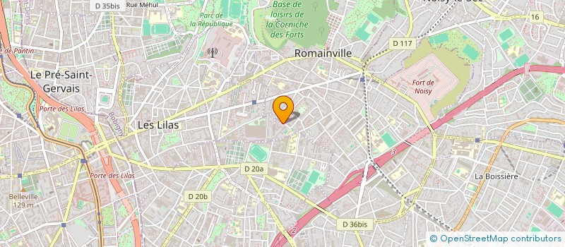 localisation de l'entreprise MONSIEUR JEAN BEVIS à ROMAINVILLE