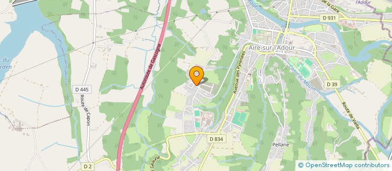 localisation de l'entreprise MONSIEUR JEAN BEZECOURT  AIRE-SUR-L'ADOUR