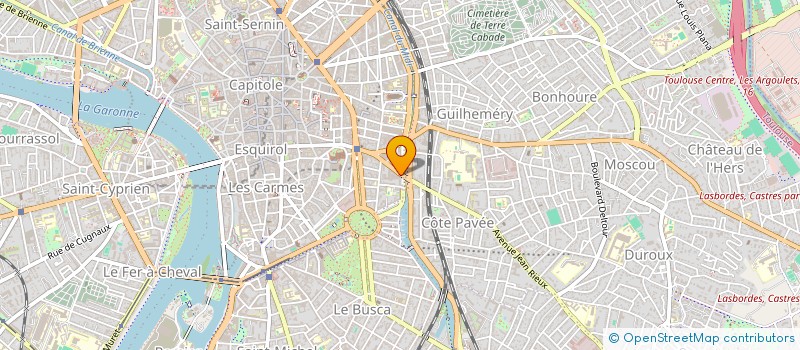 localisation de l'entreprise MONSIEUR JEAN BEZIAT à TOULOUSE