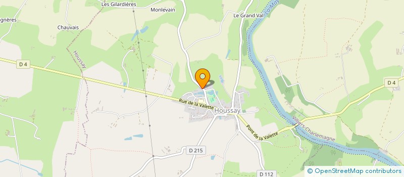 localisation de l'entreprise MONSIEUR JEAN BEZIER  HOUSSAY