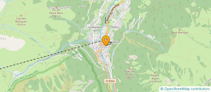 localisation de l'entreprise MONSIEUR JEAN BEZIER à CAUTERETS