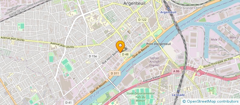 localisation de l'entreprise MONSIEUR JEAN BIANCAT  ARGENTEUIL