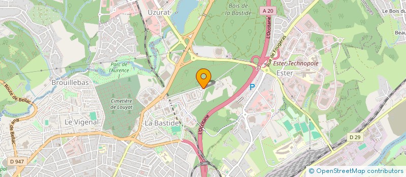 localisation de l'entreprise MONSIEUR JEAN BIAUJOU à LIMOGES