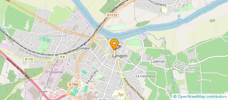 localisation de l'entreprise MONSIEUR JEAN BIBENS-LAULAN à LANGON