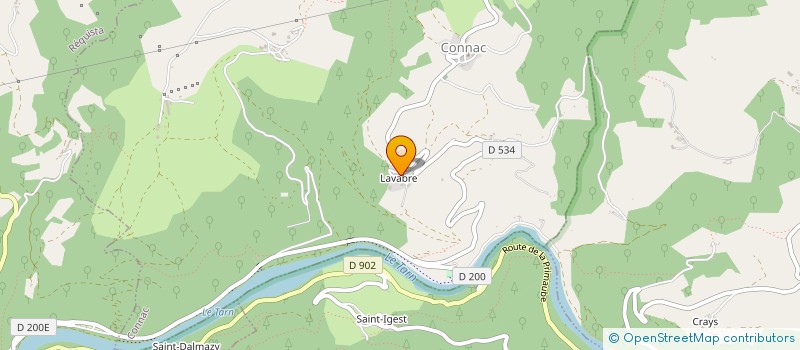 localisation de l'entreprise MONSIEUR JEAN BIBIAN  DURENQUE