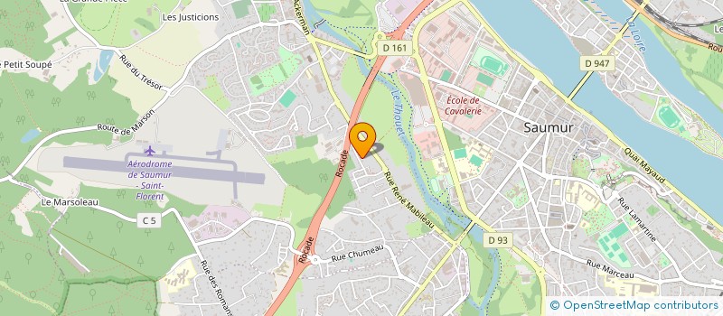 localisation de l'entreprise MONSIEUR JEAN BICHEUX  SAUMUR