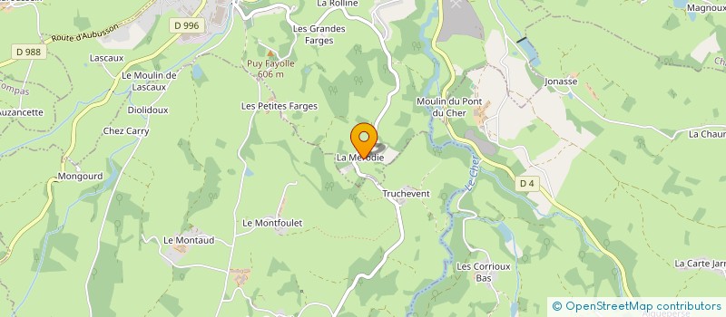 localisation de l'entreprise MONSIEUR JEAN BICHON-MOREL  AUZANCES