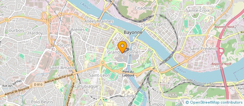 localisation de l'entreprise MONSIEUR JEAN BIDART à BAYONNE