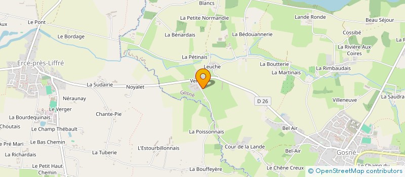 localisation de l'entreprise MONSIEUR JEAN BIDAULT  GOSNE