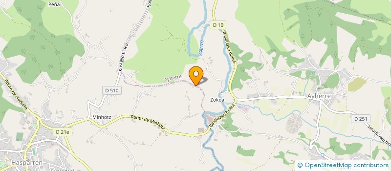 localisation de l'entreprise MONSIEUR JEAN BIDEGARAY  MACAYE