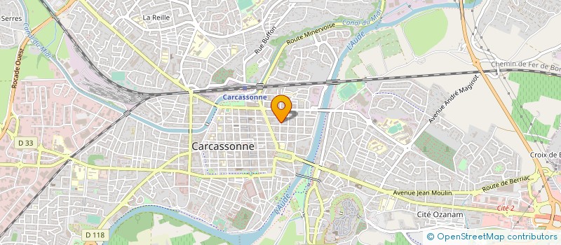 localisation de l'entreprise MONSIEUR JEAN BIDOIS  CARCASSONNE