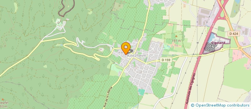 localisation de l'entreprise MONSIEUR JEAN BIECHLER  KINTZHEIM