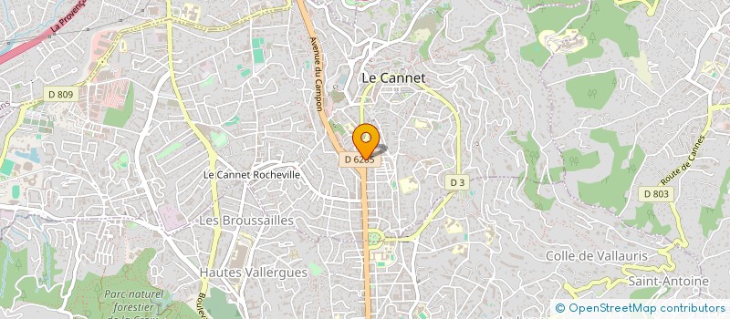 localisation de l'entreprise MONSIEUR JEAN BIENFAIT à LE CANNET