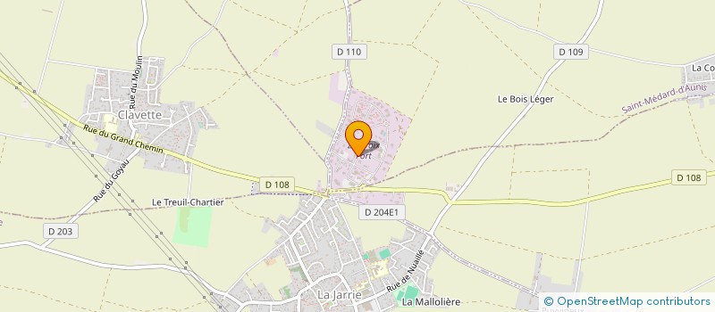 localisation de l'entreprise MONSIEUR JEAN BIGEAYE  SAINT-MEDARD-D'AUNIS