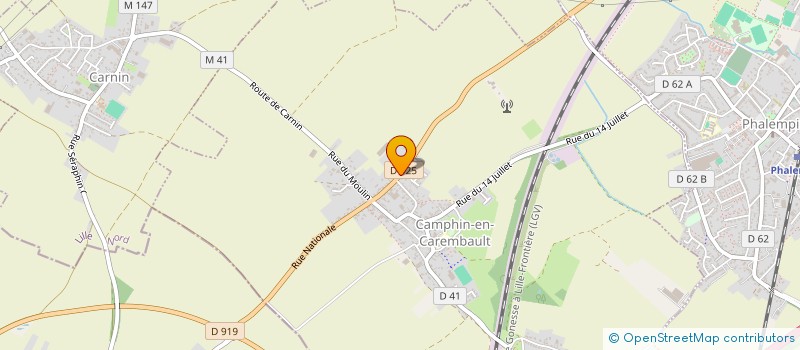 localisation de l'entreprise MONSIEUR JEAN BIGOTTE  WINGLES