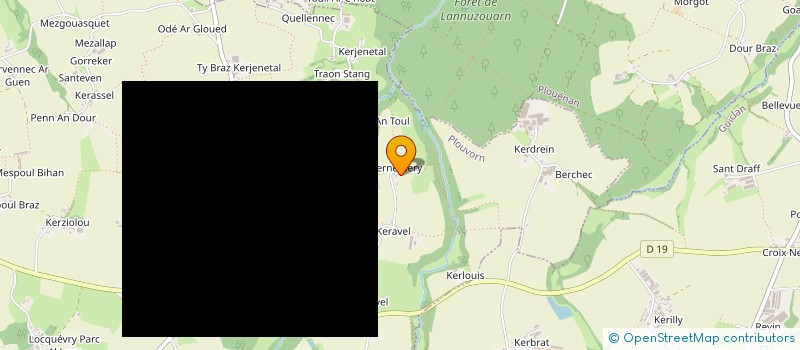 localisation de l'entreprise MONSIEUR JEAN BIHAN  PLOUVORN