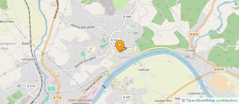localisation de l'entreprise MONSIEUR JEAN BIHEL à FUMEL