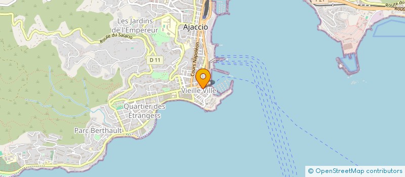 localisation de l'entreprise MONSIEUR JEAN BILES à AJACCIO