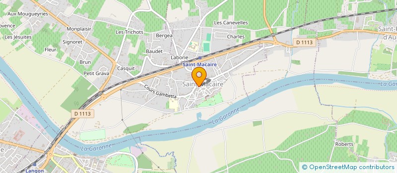 localisation de l'entreprise MONSIEUR JEAN BILLA à SAINT-MACAIRE