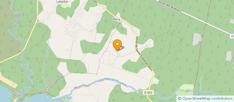 localisation de l'entreprise MONSIEUR JEAN BILLAC  PONTENX-LES-FORGES