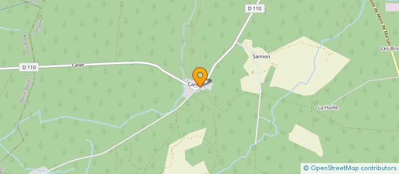 localisation de l'entreprise MONSIEUR JEAN BILLARD  HOSTENS