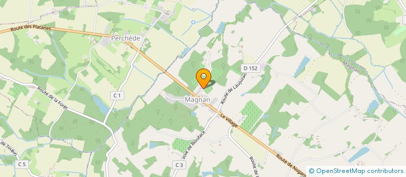 localisation de l'entreprise MONSIEUR JEAN BILLERES  LAUJUZAN