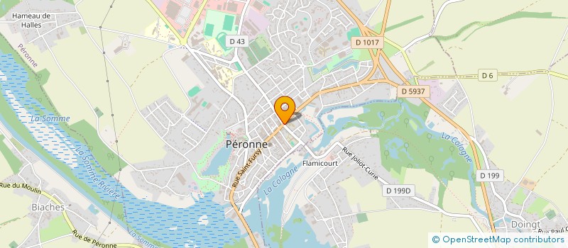 localisation de l'entreprise MONSIEUR JEAN BILLET à PERONNE