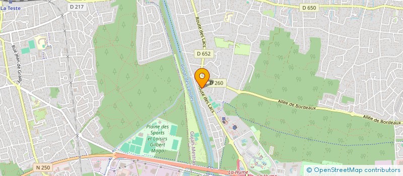 localisation de l'entreprise MONSIEUR JEAN BILLIOTTE à GUJAN-MESTRAS