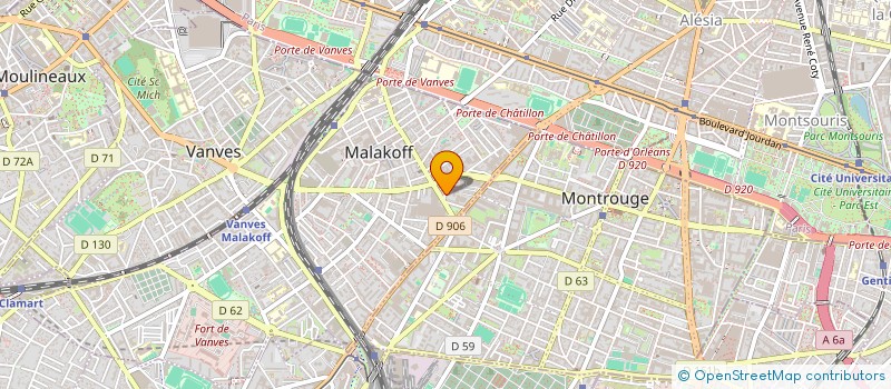 localisation de l'entreprise MONSIEUR JEAN BILLIOUD à MALAKOFF