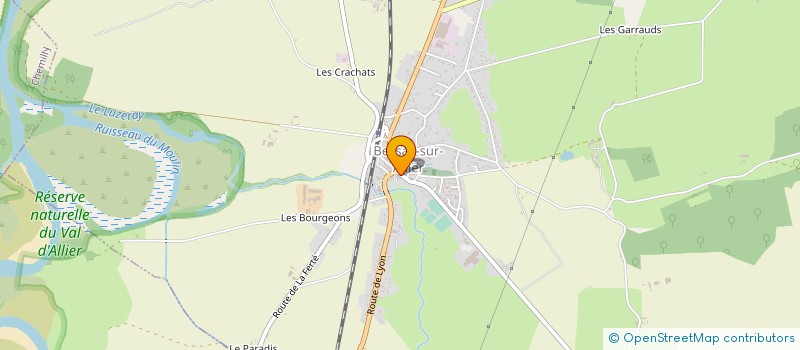 localisation de l'entreprise MONSIEUR JEAN BILLOT à BESSAY-SUR-ALLIER