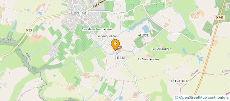 localisation de l'entreprise MONSIEUR JEAN BINET  OREE-D'ANJOU