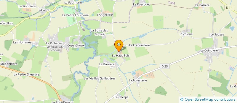 localisation de l'entreprise MONSIEUR JEAN BIOTEAU  MESANGER