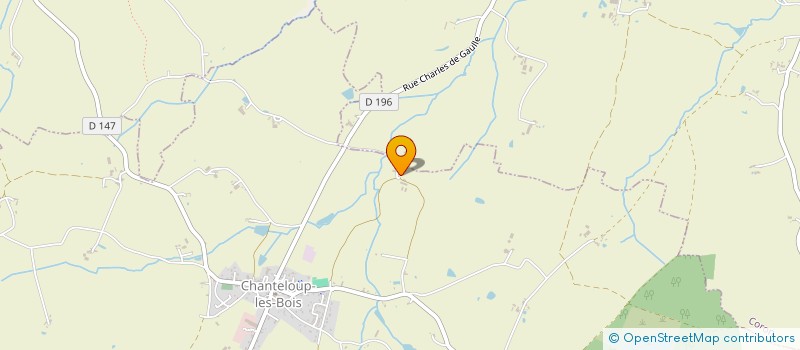 localisation de l'entreprise MONSIEUR JEAN BIRAUD  CHANTELOUP LES BOIS