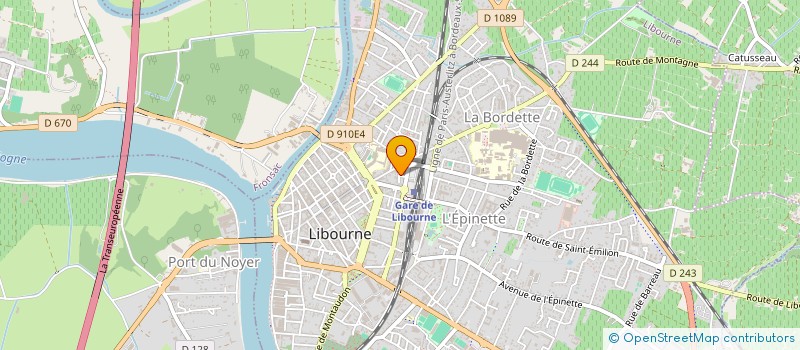 localisation de l'entreprise MONSIEUR JEAN BIREAU  LIBOURNE